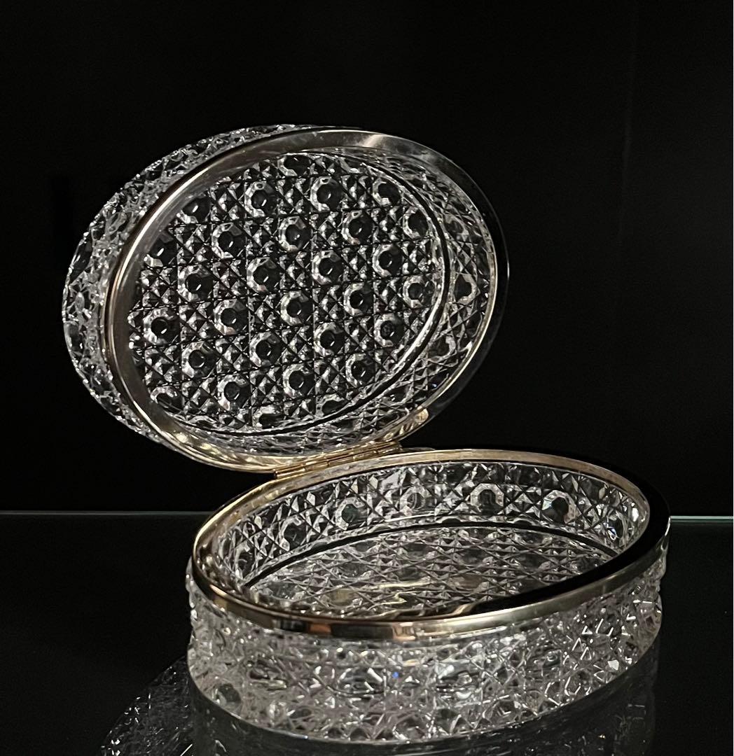 Baccarat バカラ/※1kgオーバー 大型 ジュエリーボックス　ディアマン