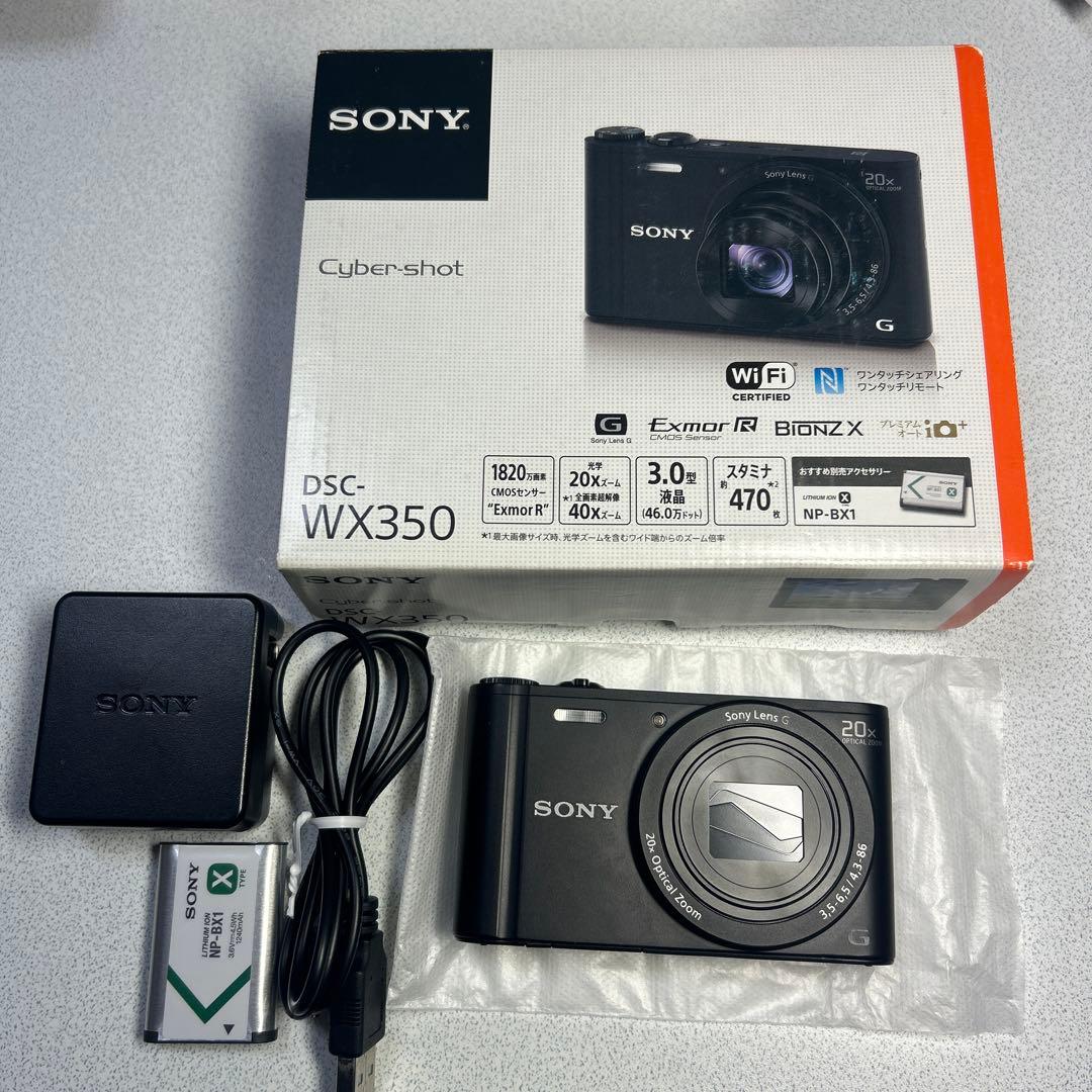 SONY Cyber-shot DSC-WX350 ブラック　箱付