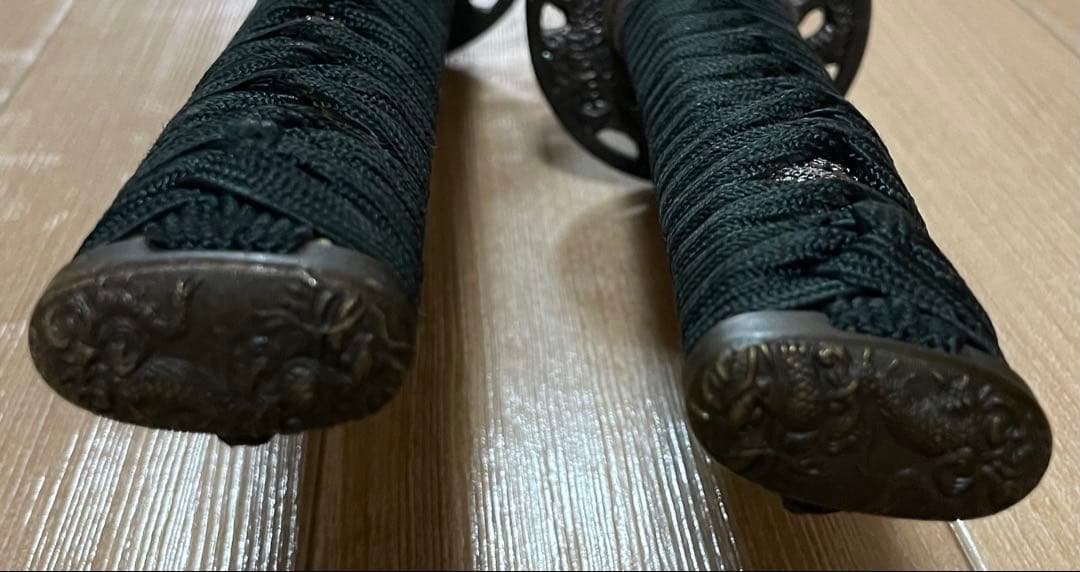 ハチワレ　模造刀　居合刀　太刀　脇差　刀掛け　武具　U0331