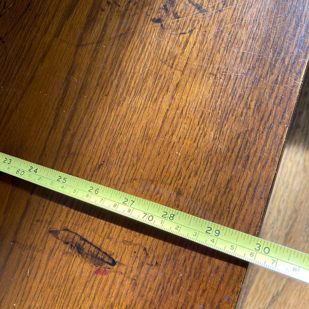 越後民芸　ライティングビューロー木製座卓 引き出し付き