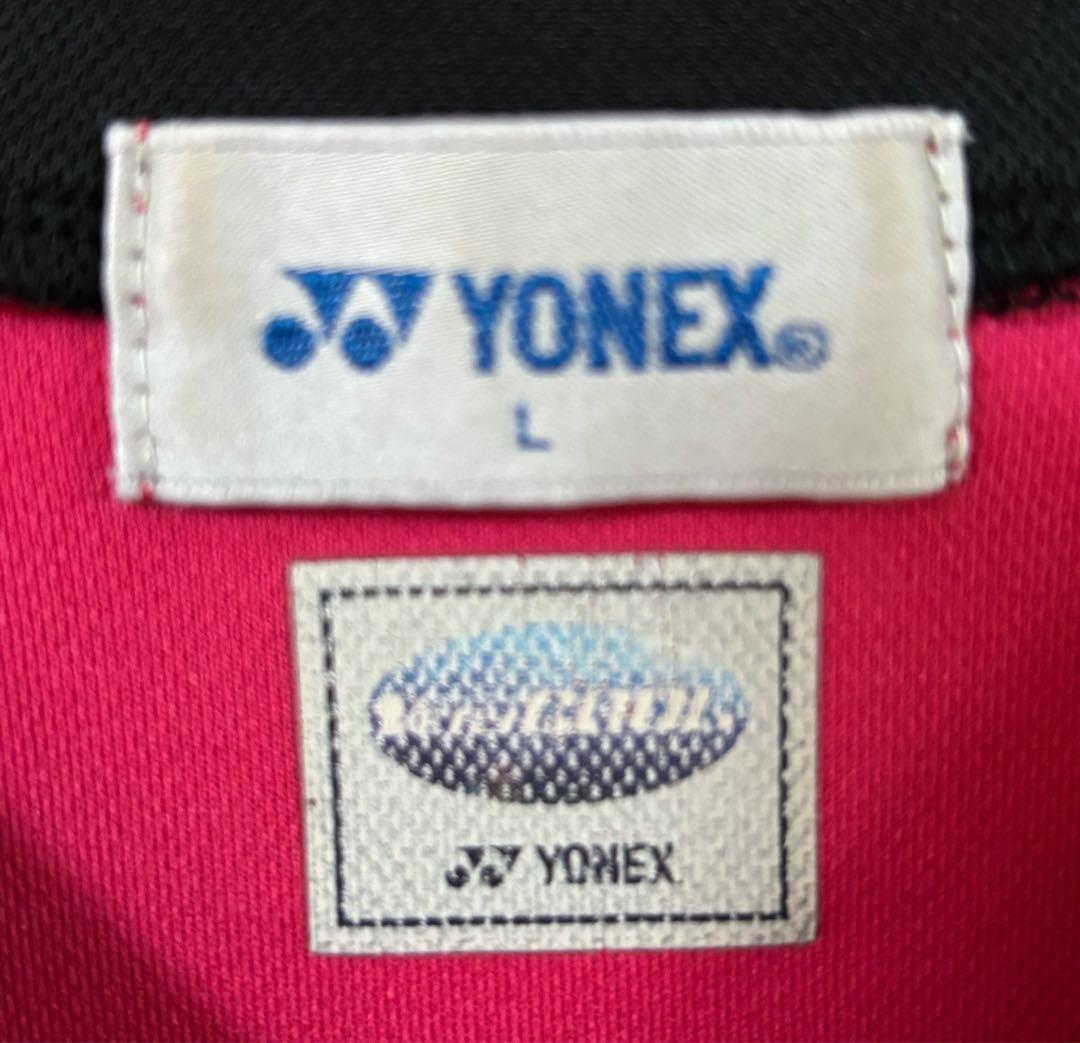 YONEX ヨネックスゲームシャツ 赤（ピンク系） サイズL