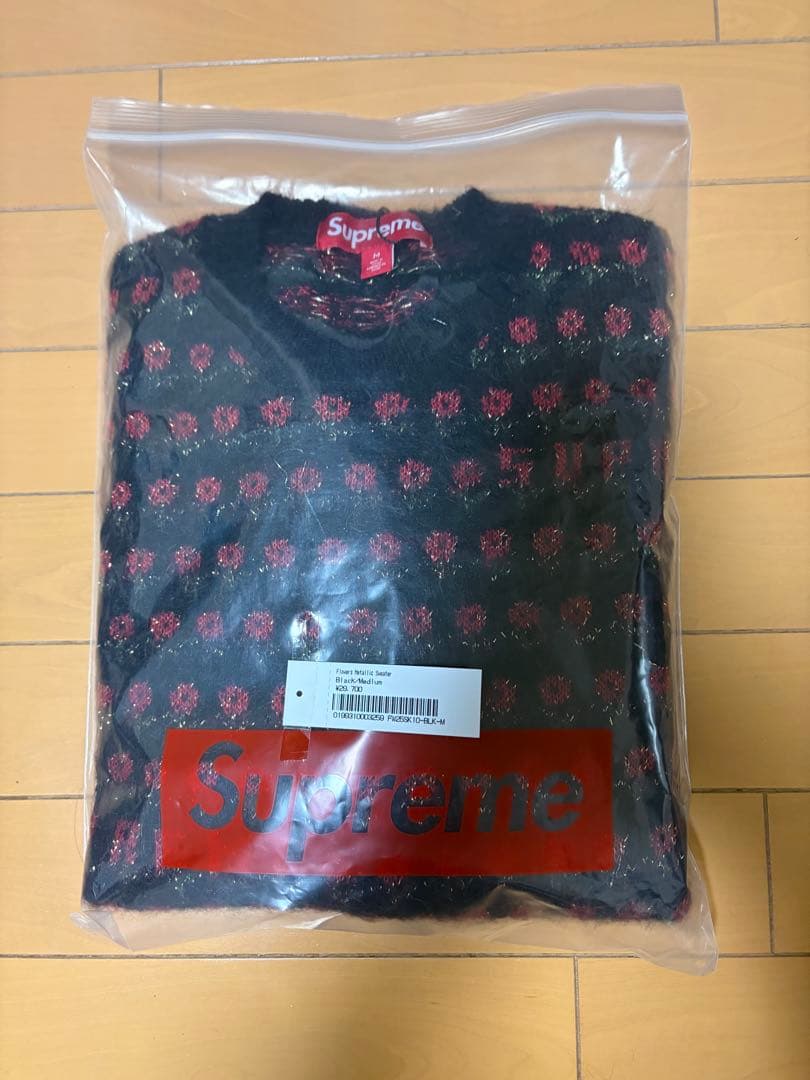 【新品】Supreme Flowers llic Sweater