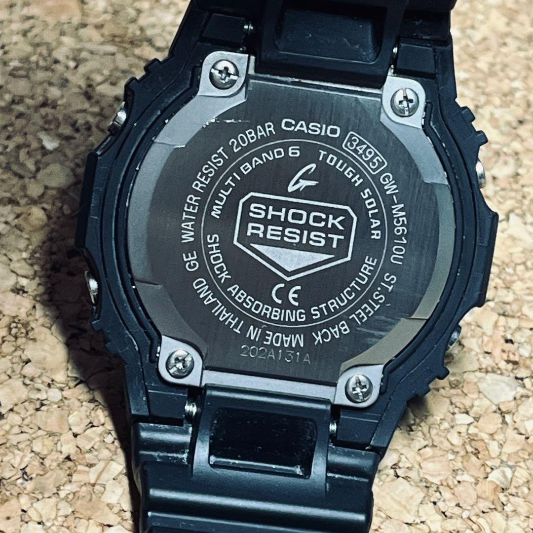 カシオG-SHOCK/GWーM5610Uー1BJF電波ソーラー