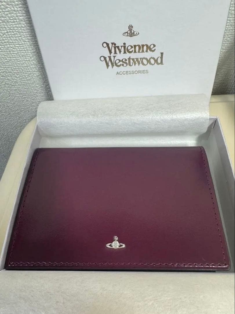Vivienne Westwood バーガンディ 名刺入れ