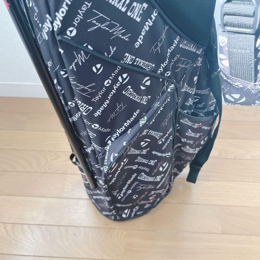 K089 美品 TaylorMade テーラーメイド スタンド式キャディバッグ