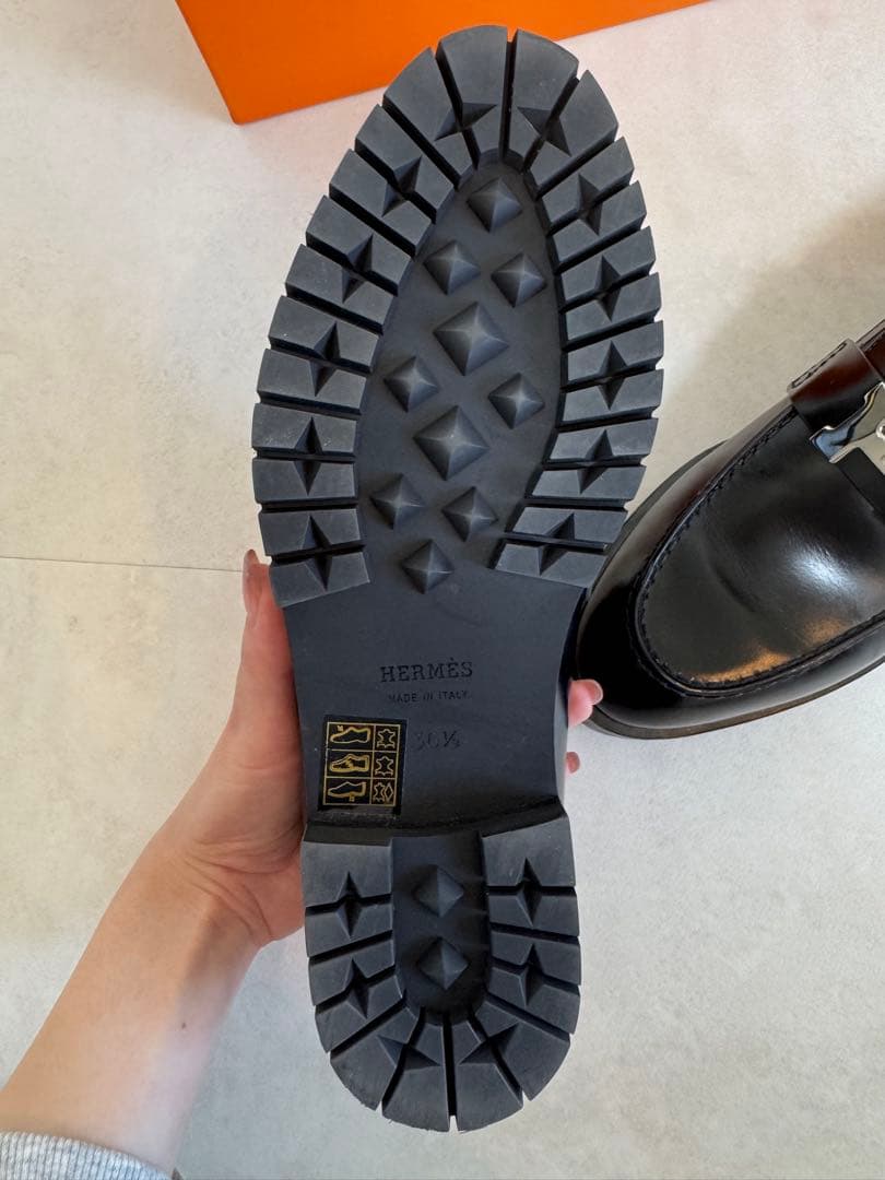 【美品】HERMES エルメス モカシン 〈フォーブル〉 36 1/2