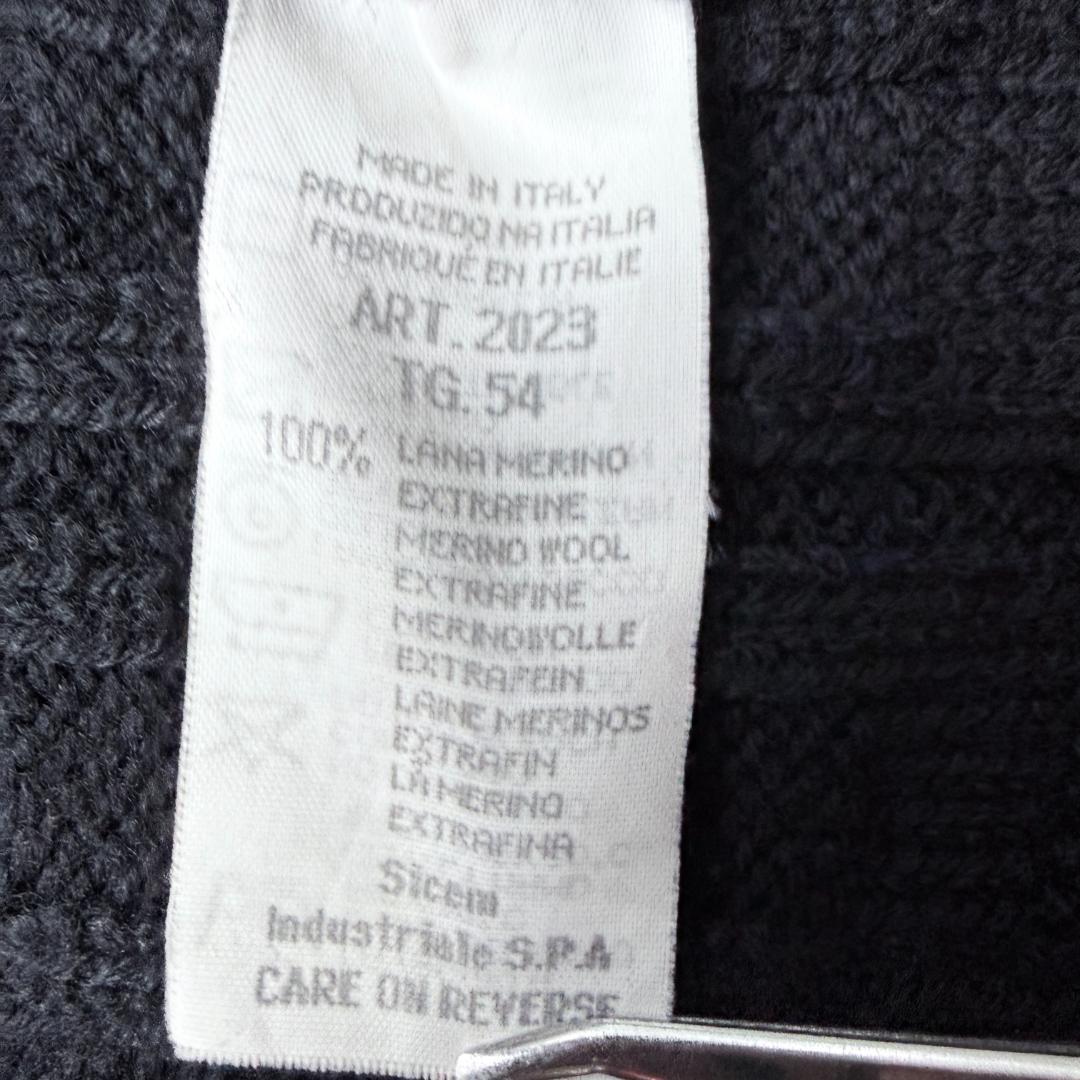 大きいサイズ【美品】アルマーニコレツォーニ ドライバーズ ニット 黒