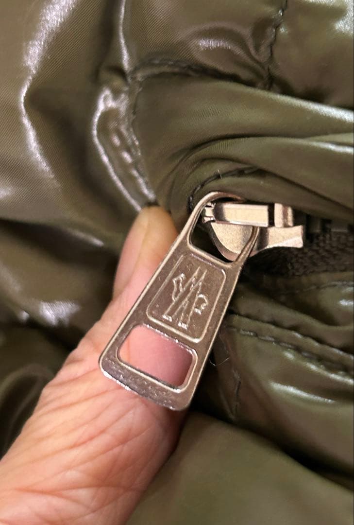 MONCLER オリーブグリーン ダウンジャケット 0サイズ