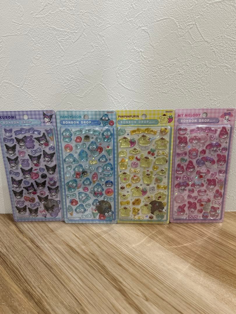 【国内正規品】ボンボンドロップシール　サンリオ　第2弾 4種