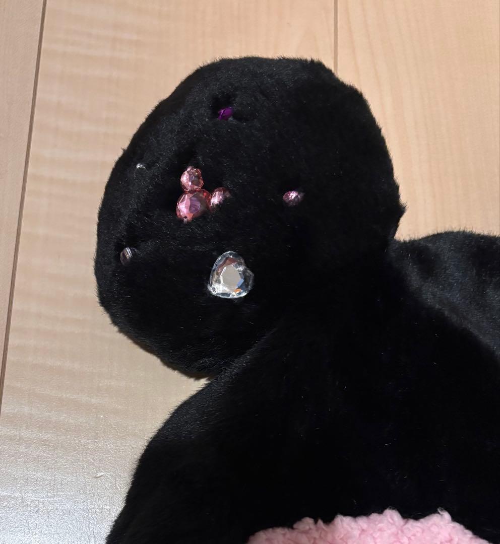 ディズニー ミニー ファンキャップ ブラック 黒 リボン 水玉