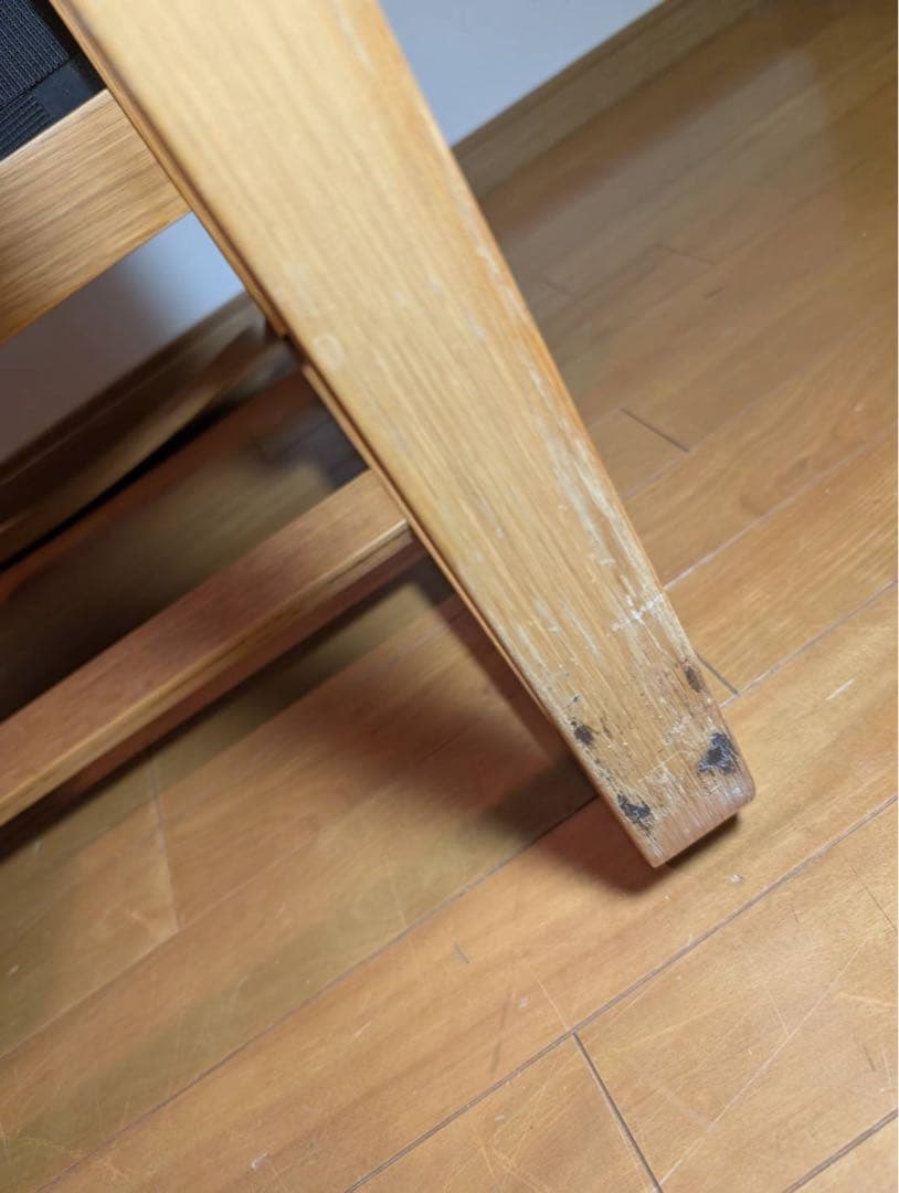 ■送料込■無印良品 リビングでもダイニングでもつかえるソファチェア オーク 椅子