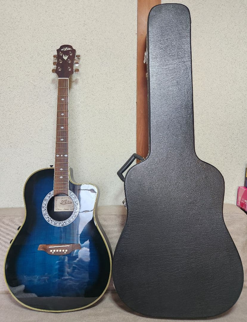 Aria アコースティックギター エレアコ AMB-35 BLS ハードケース