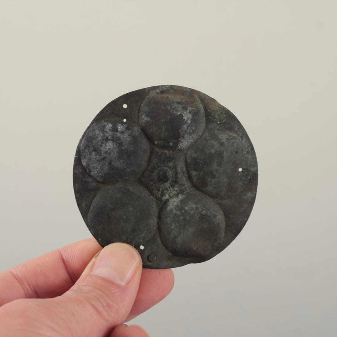 古銅 装飾品 梅鉢文 古美術 寺院装飾品 古道具 アンティーク