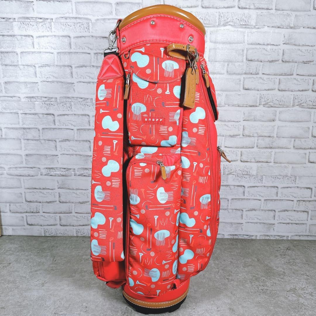 【限定品】ONOFF オノフ　LABOデザイン　キャディバッグ　ハート柄【美品】