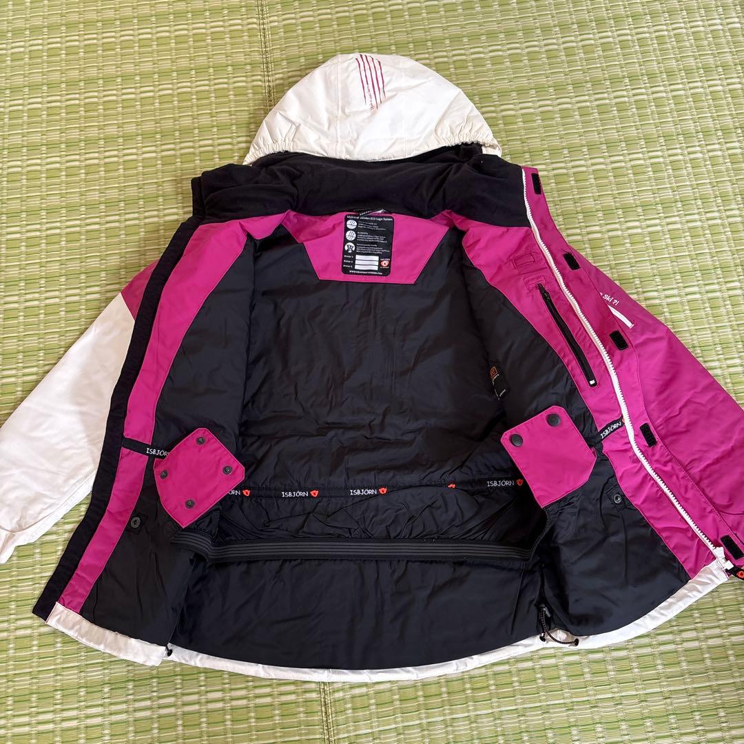 ISBJORN イスビョン　子ども用スキーウェア ピンク/ホワイト