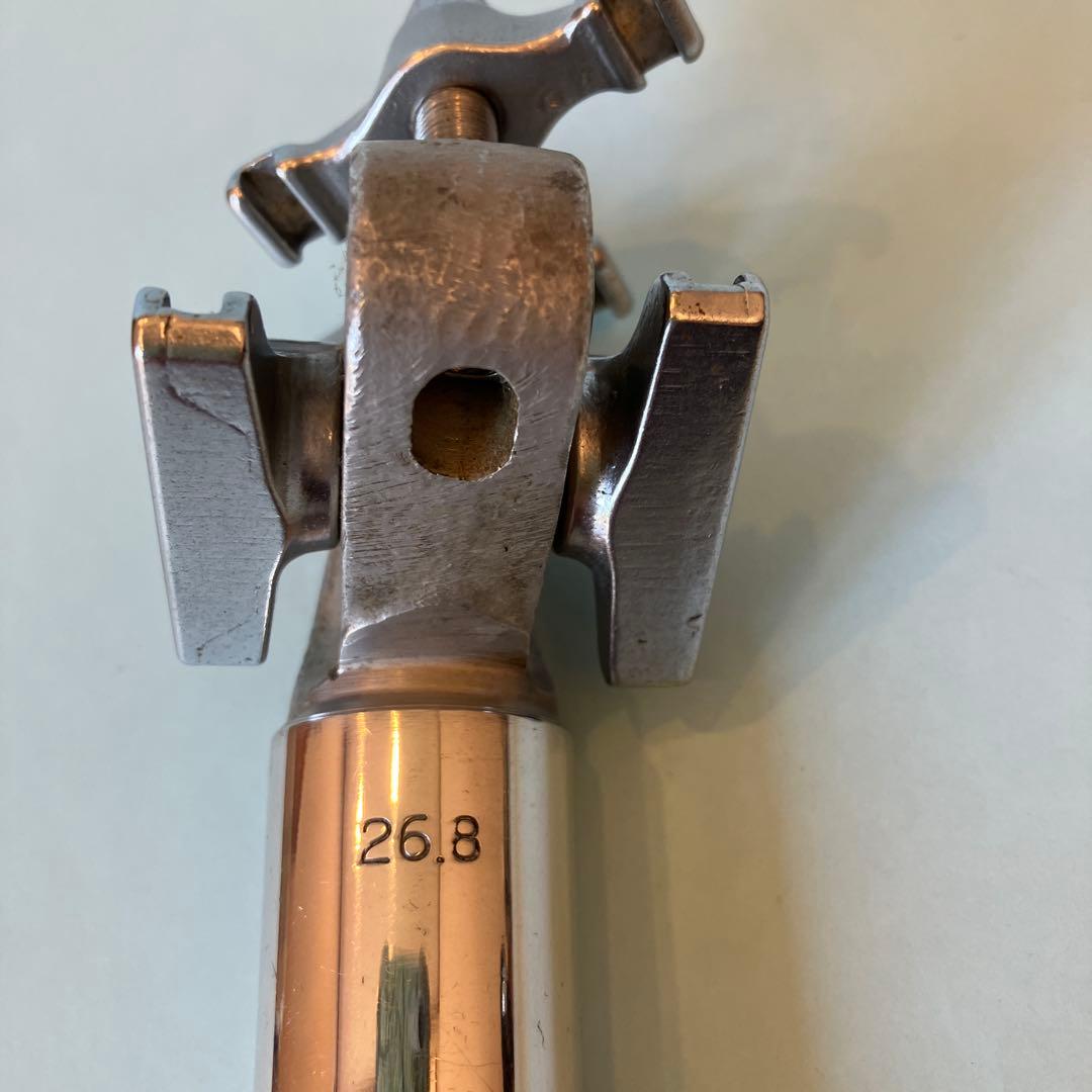 フランス製イデアルサドル90 、純正ヤグラ、アルミベース専用ゼウスシートポスト