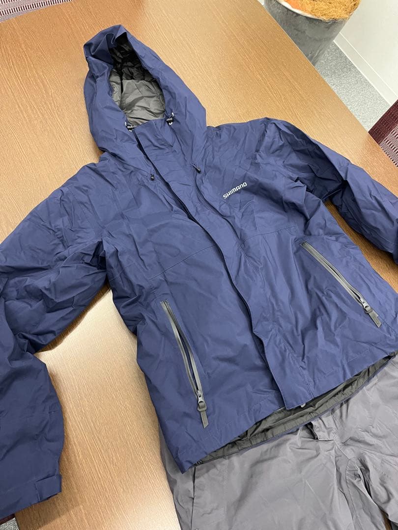 シマノ RB-001U デュラスト ウォームレインスーツ ネイビー M