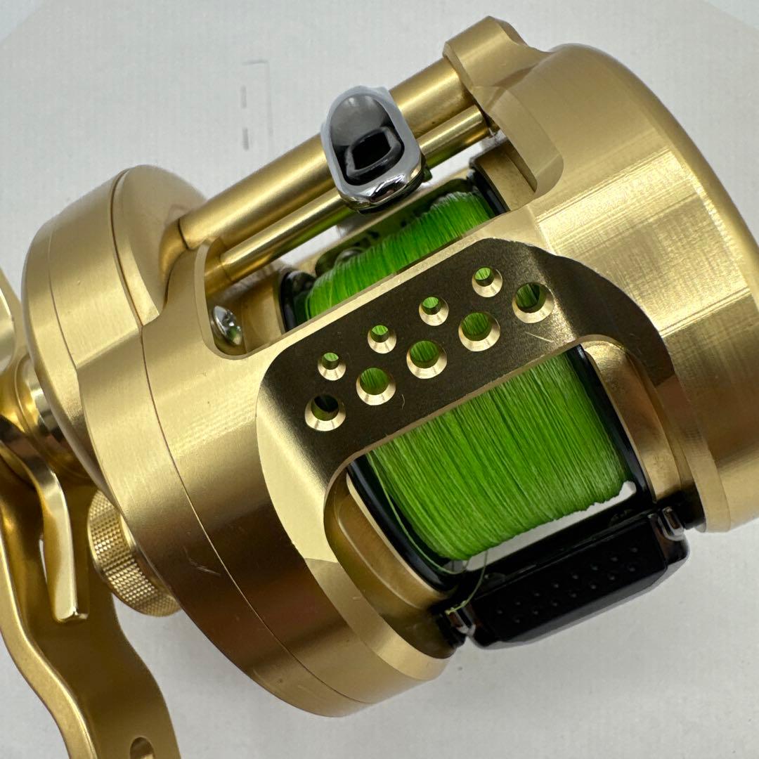 【美品・即使用可】15オシアコンクエスト301HG PE600m ハンドル交換済