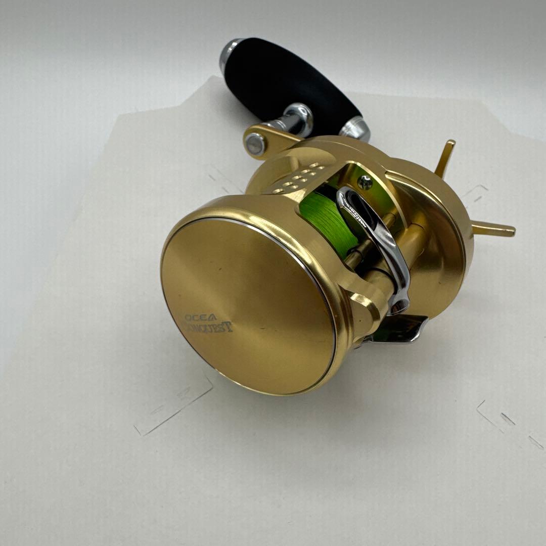 【美品・即使用可】15オシアコンクエスト301HG PE600m ハンドル交換済