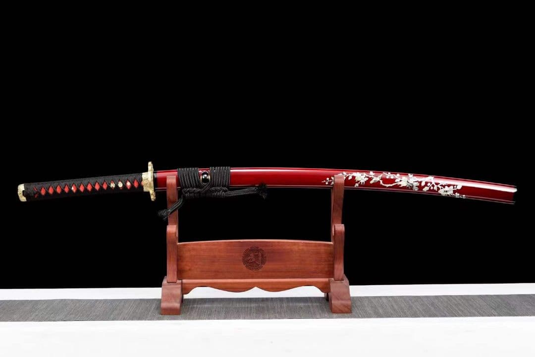 武具　刀装具　日本刀　模造刀   居合刀 『雪を踏んで梅を探す』