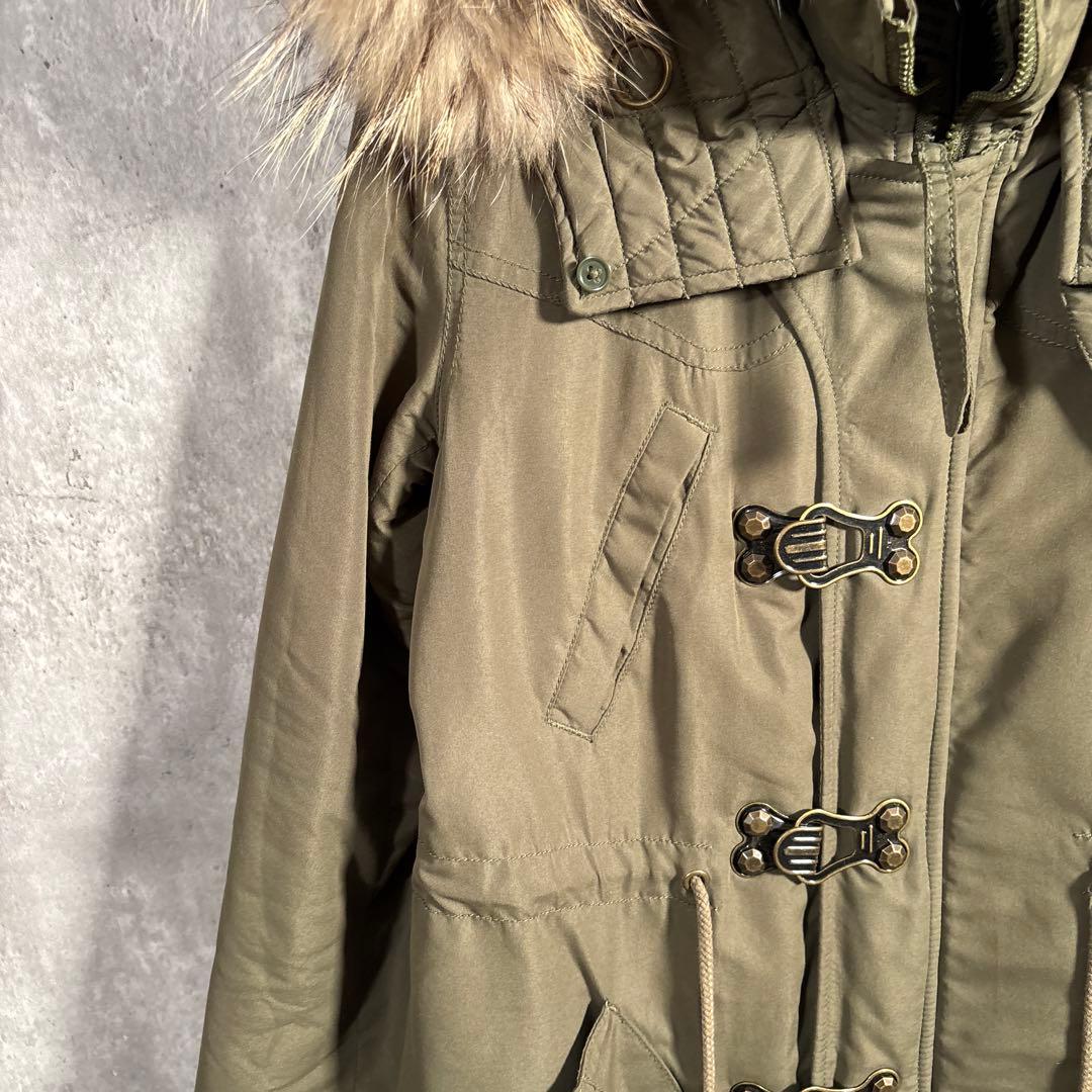 【00s_Archive】ギャル鬼ファーModsCoat平成グランジY2K