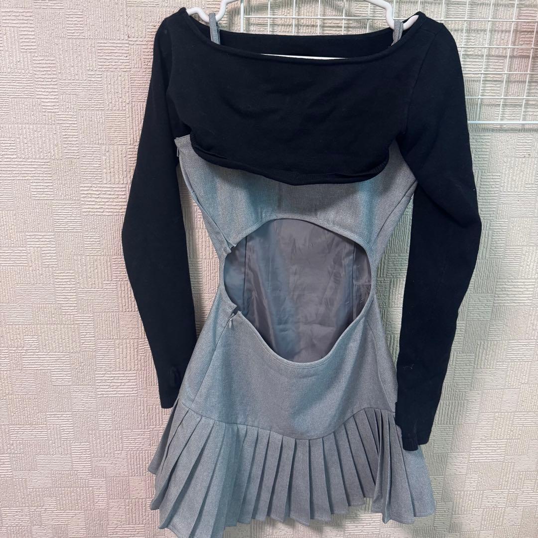 ワンピース andmary karen knit set mini dress