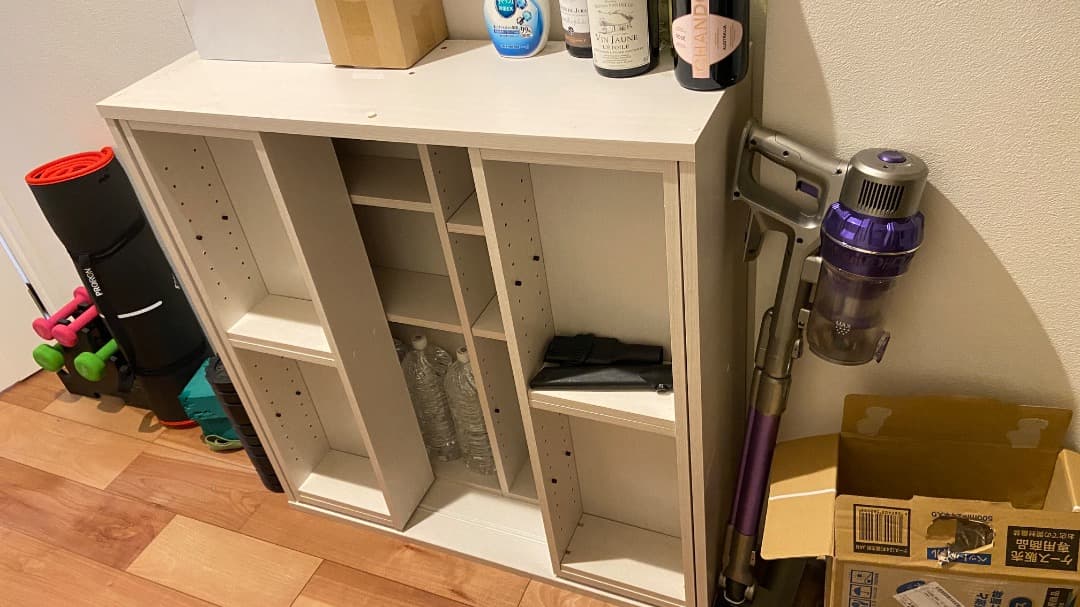 加島正浩専用　ニトリ スライド本棚 CD/DVD 小物収納