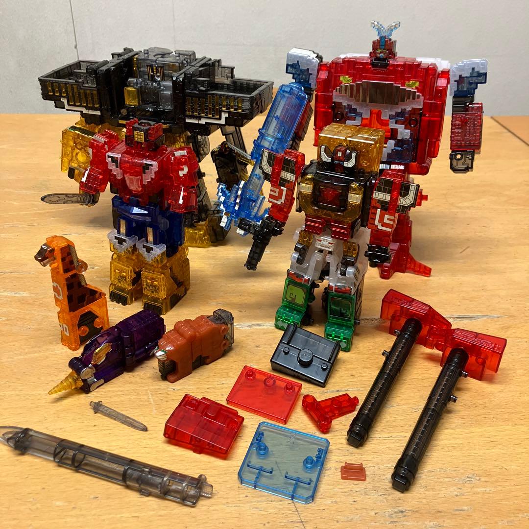 ミニプラ　動物戦隊　ジュウオウジャー　クリア　ワイルドトウサイドデカキング　食玩