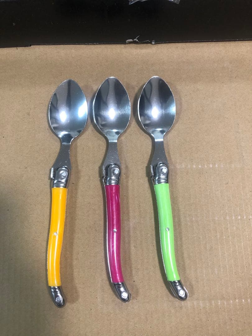 未使用 Laguiole ラギオール カトラリーセット 21本 専用ケース付き