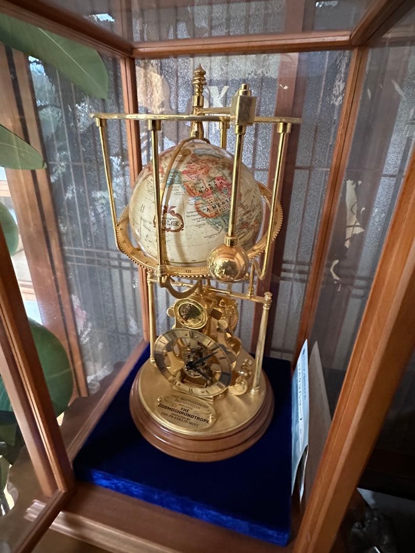 フランクリンミント コスモクロノトロープ 天文時計 地球儀 電池式 作動品　希少