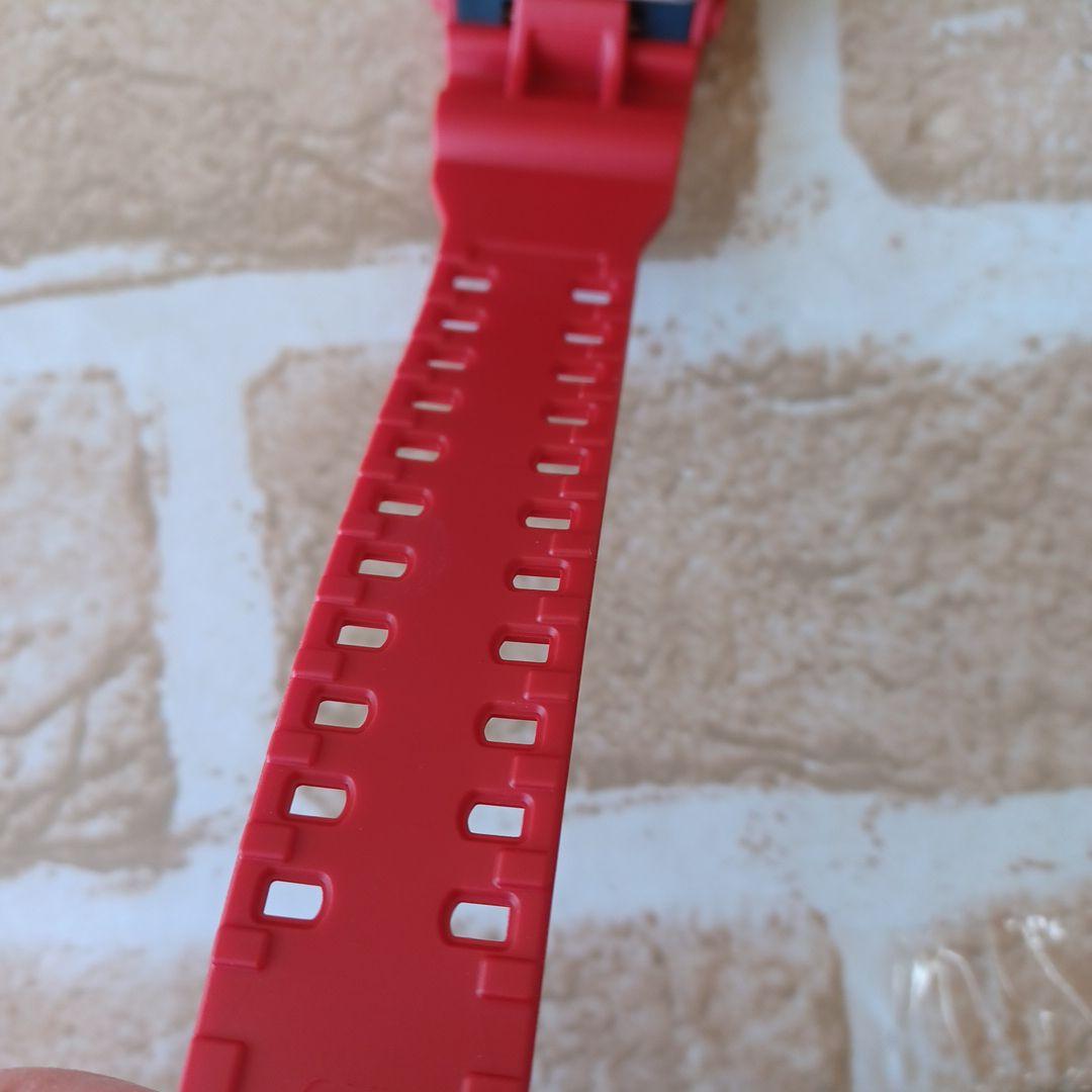 CASIO G-SHOCKジーショック腕時計 紅レッド　男梅コラボカラー