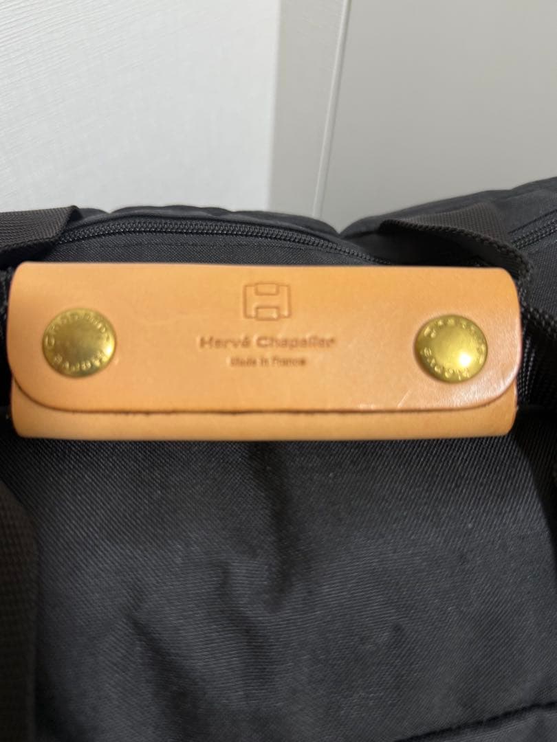 Hervé Chapelier（エルベ・シャプリエ） ブラック　ボストンバッグ