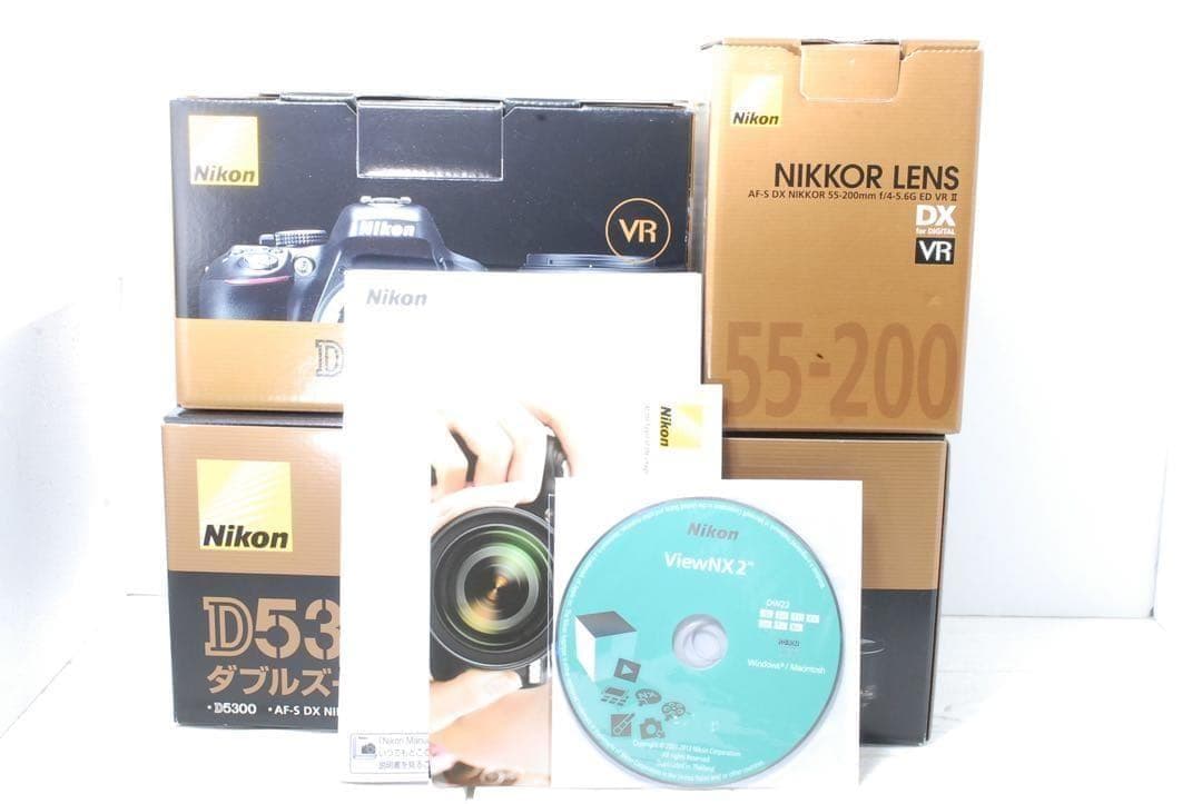 美品❤️ショット数3864回✨Nikon D5300ダブルズームセット 元箱付