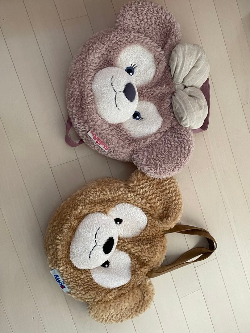 ダッフィー【生産終了】ディズニーバッグ3way セット　ダッフィー&シェリーメイ