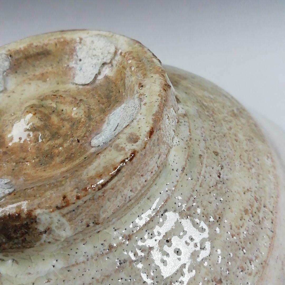 Ｔ５７９　茶碗　『粉引茶碗』『渡辺六郎』　共箱　抹茶碗　茶道具