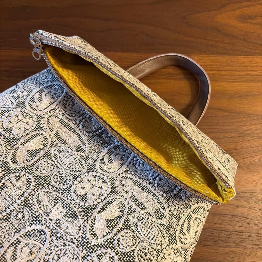 ハンドメイドミニリュック ミナペルホネンjungle relief