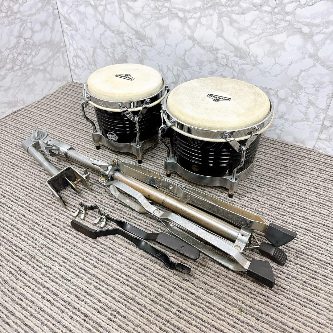 LP Matador ボンゴ M201 スタンド付き 打楽器 パーカッション