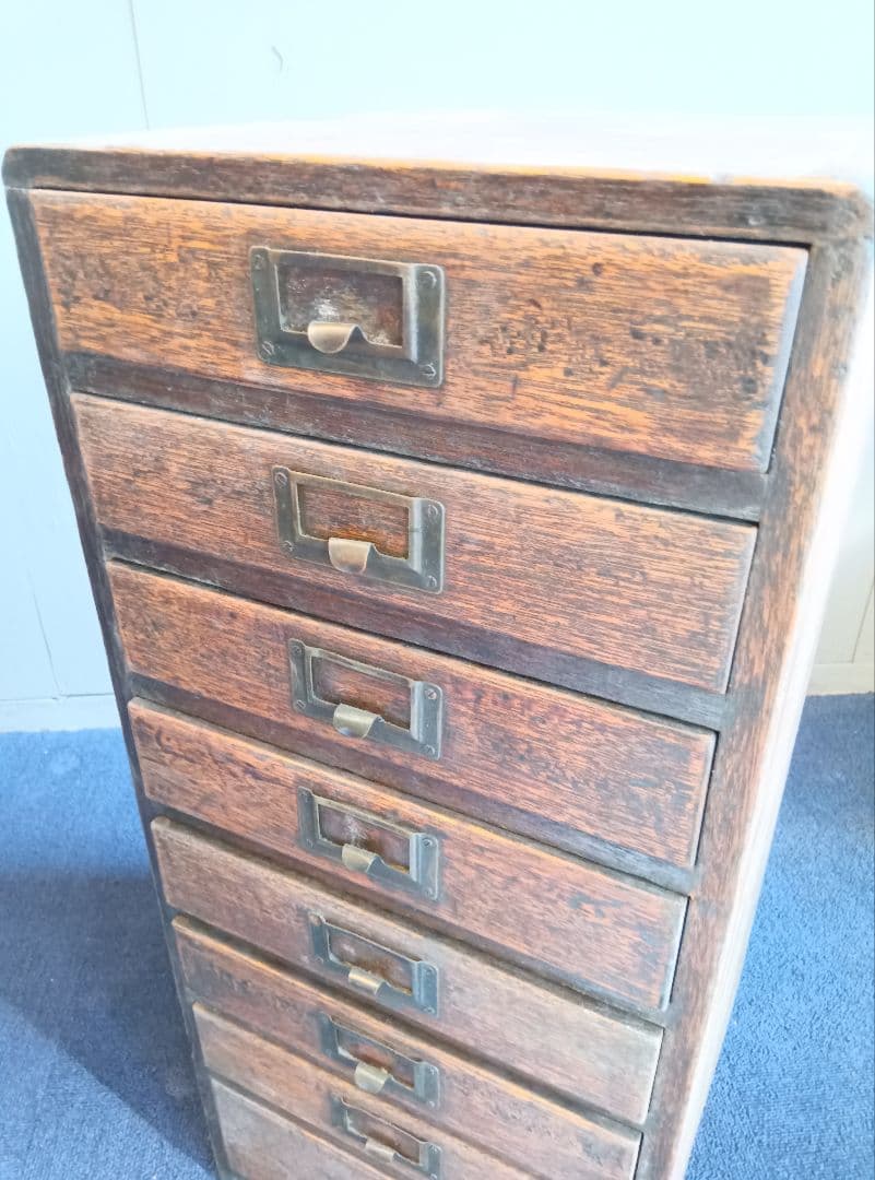 木製引き出しタンス 8段