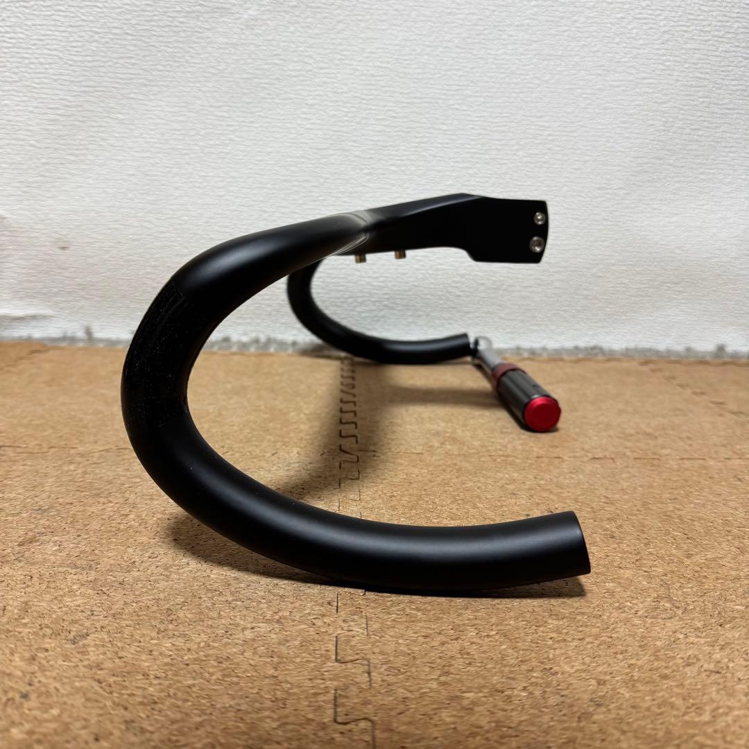 ロードバイク　一体型　カーボン　エアロ　ドロップハンドル　400-80mm