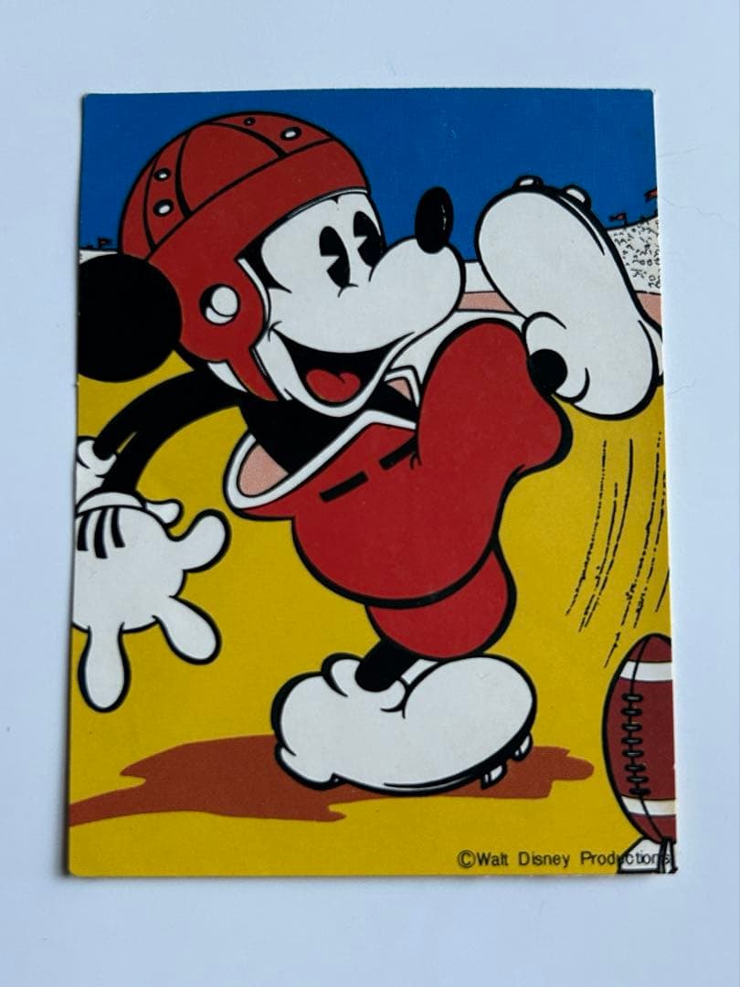 ディズニーシール　ミッキーマウス　レア　レトロ