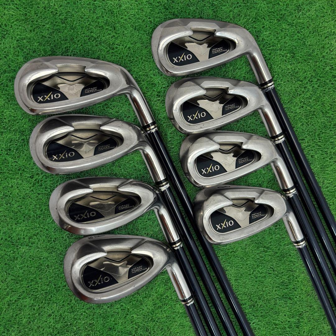 XXIO5ゼクシオ5代目アイアンカーボンシャフト 8本セット