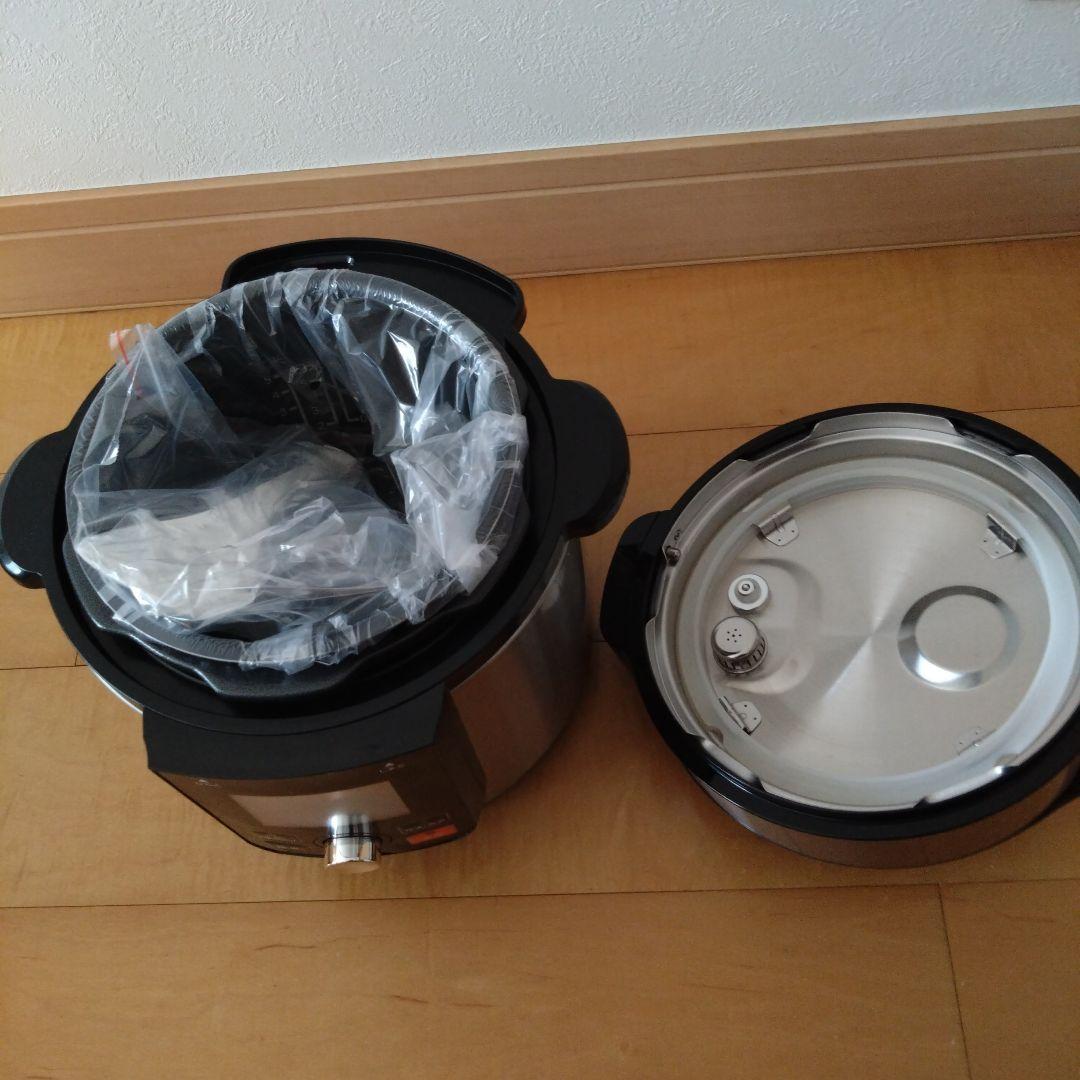 【新品未使用品】　電気圧力鍋 ブラック 取扱説明書付き