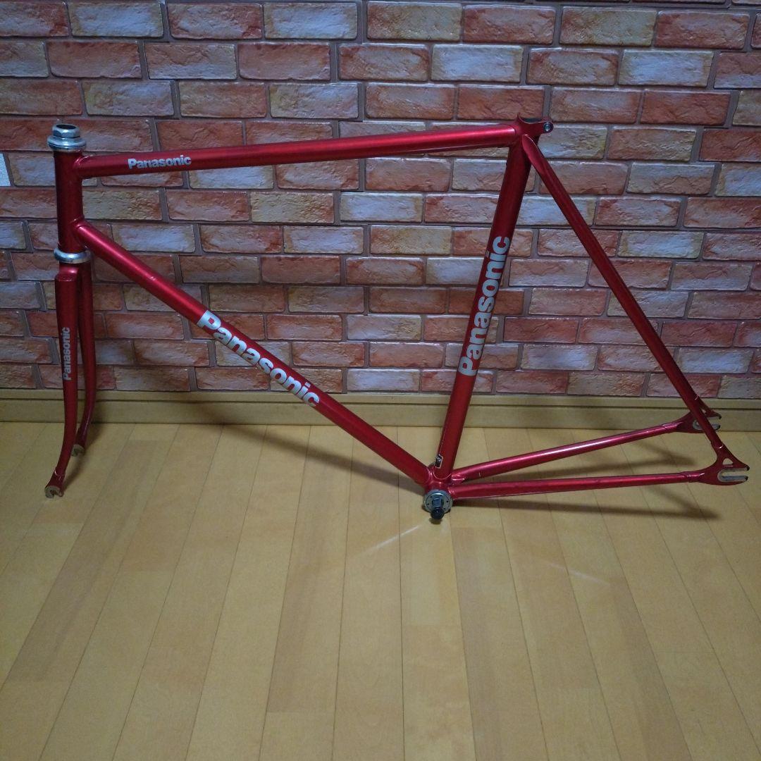 大きめ！Panasonic 競輪　NJS認定 フレーム レッド