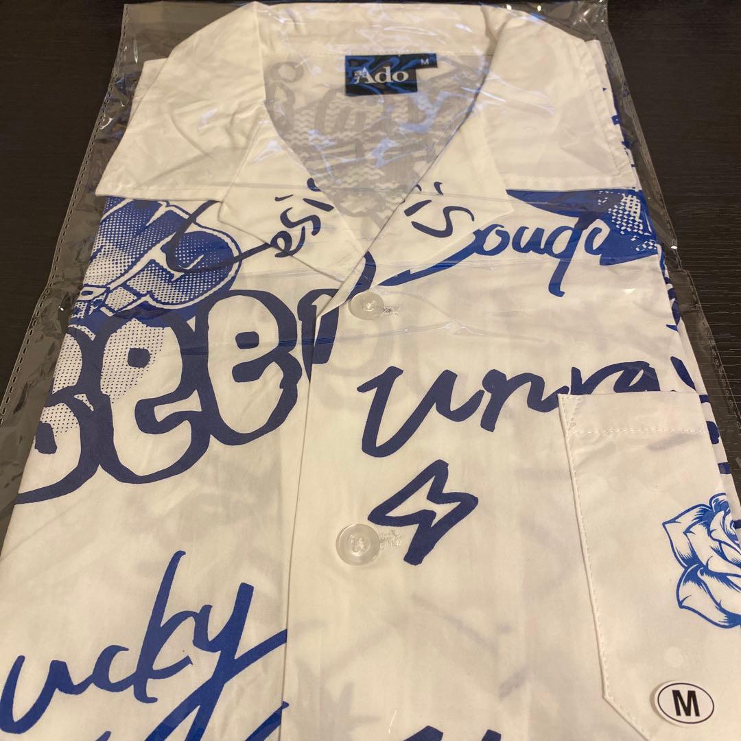 新品未開封　Ado 5th ポップアップストア　オープンカラーシャツ Mサイズ