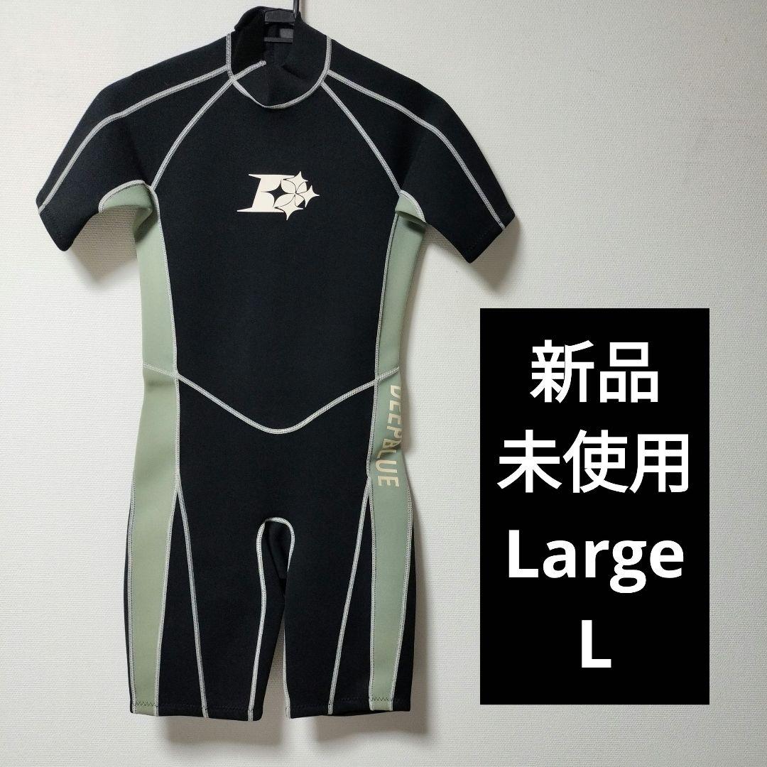 ●新品未使用● Lサイズ 　スプリング　ウェットスーツ ブラック/グレー
