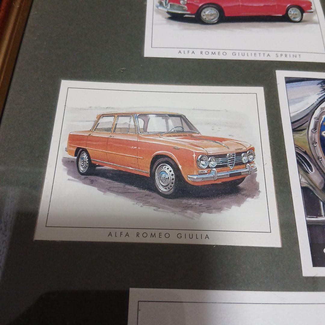 Alfa Romeo イラスト　額縁