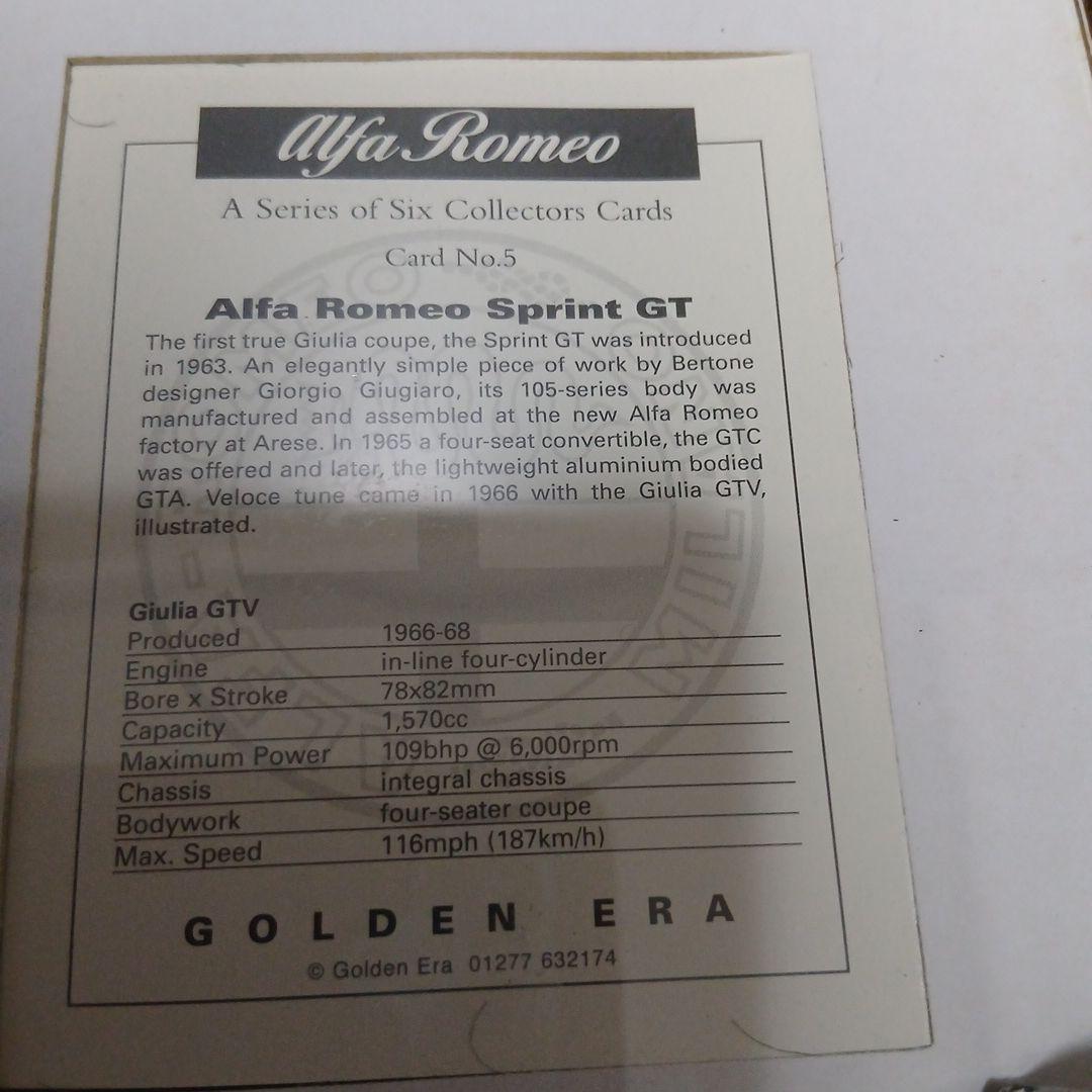 Alfa Romeo イラスト　額縁