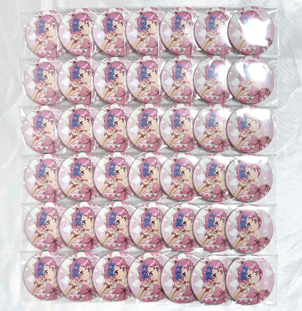 プリパラ　レオナ　さんくす　ハッピーリボンコーデ　缶バッジ