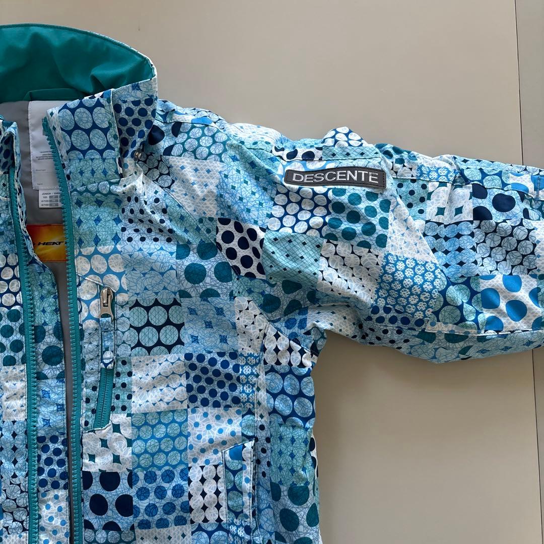 DESCENTE 子ども用 スキーウェア 青系