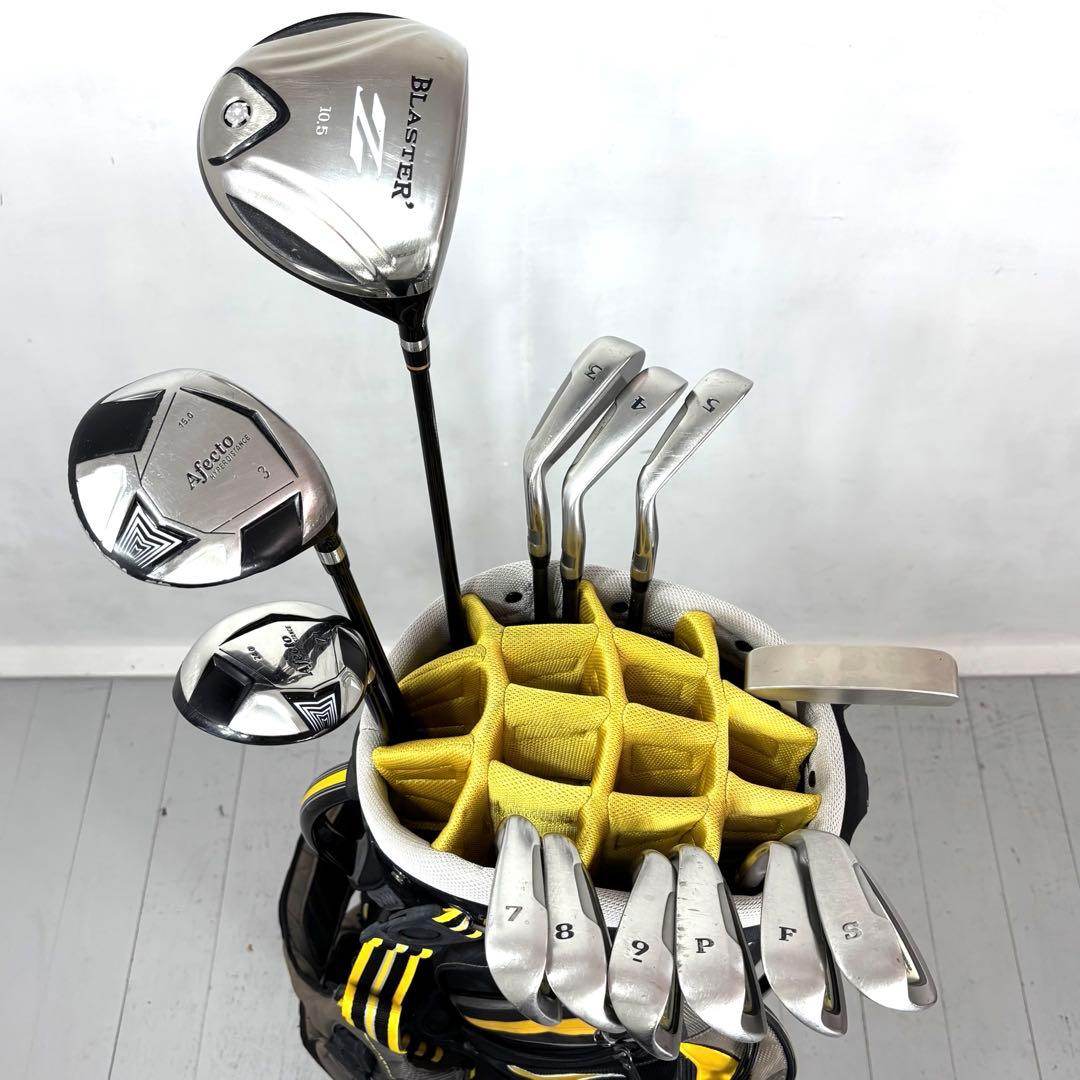 本格派 メンズゴルフクラブ 13本 フルセット NIKE キャディーバック 豪華